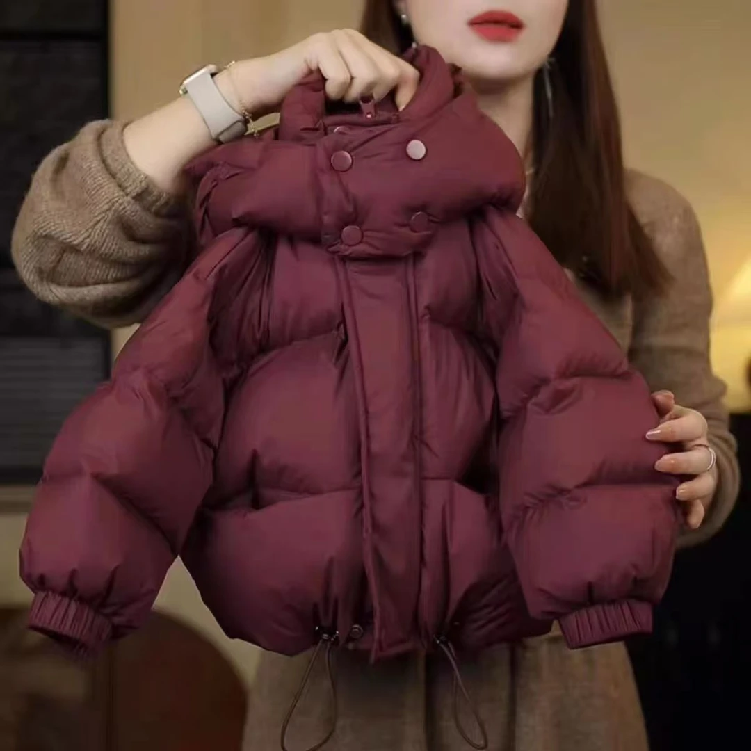 2024新款儿童防寒服冬季男女童连帽加厚外套宝宝外穿洋气童装