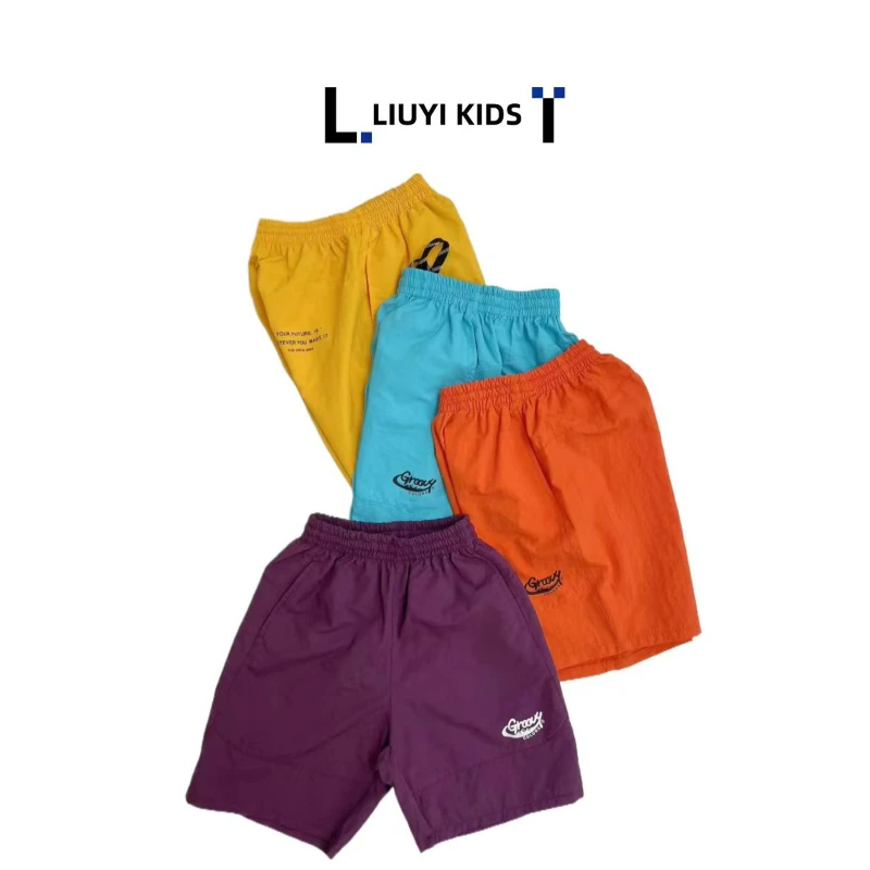 「LIUYI」亲子款高彩速干四色短裤  1832