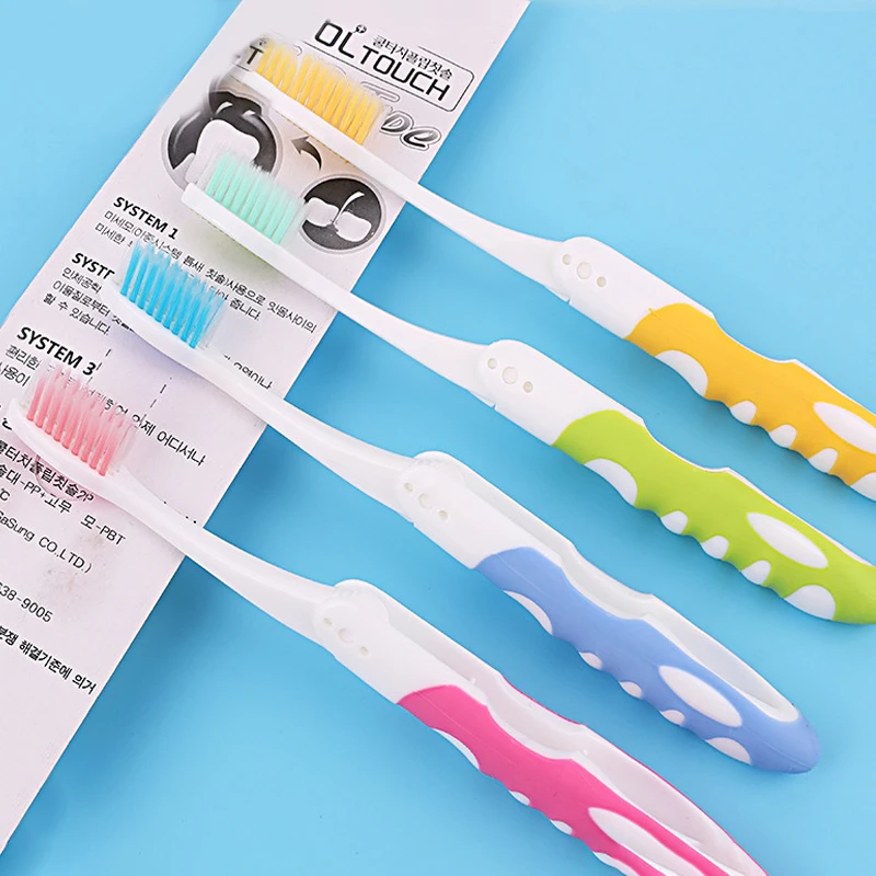 家用折叠软毛头牙刷出差收纳便携式独立包装可爱旅行折叠护龈牙刷