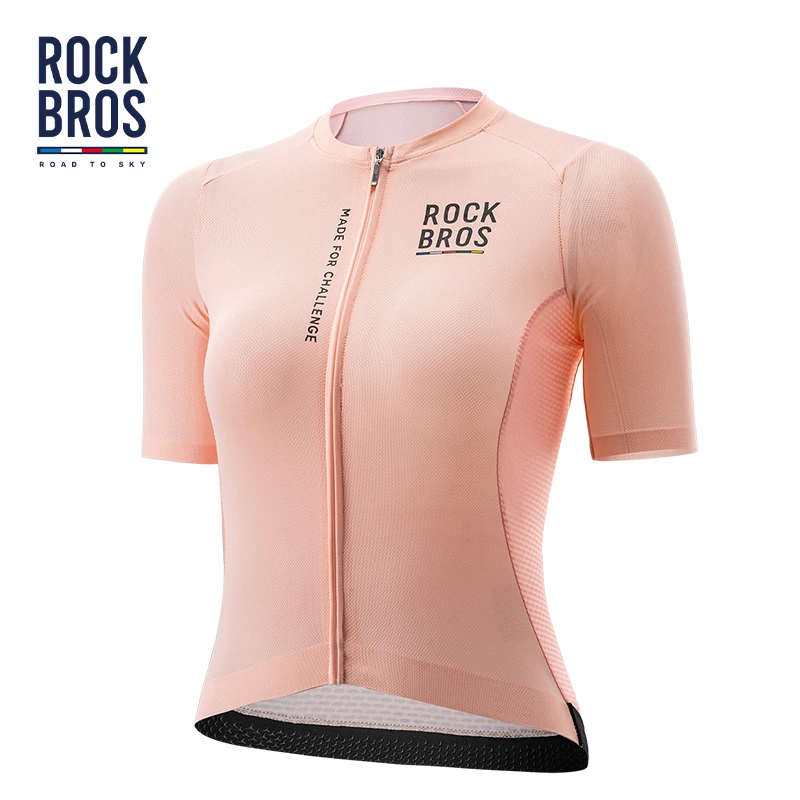 洛克兄弟天路系列骑行服速干排汗短袖上衣女款公路自行车服春夏季