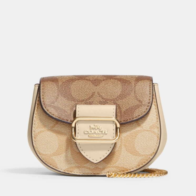 COACH/蔻驰 女士新款Morgan马鞍包链条单肩包c49890时尚美国直邮