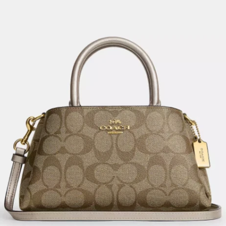 COACH/蔻驰 女士新款zuri经典标志印花单肩包C16522美国直邮
