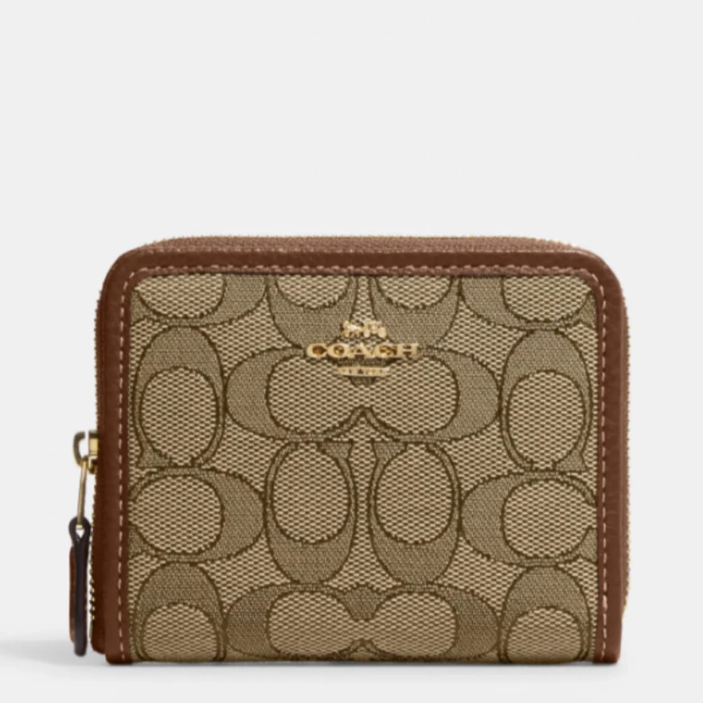 COACH/蔻驰 女士 经典印花配色对折卡包钱包c67125美国直邮