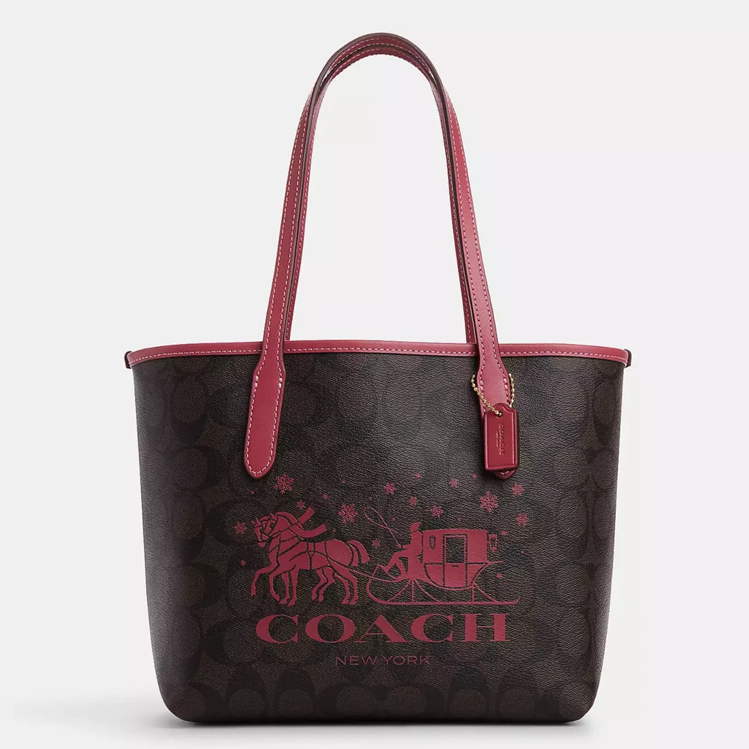COACH/蔻驰 女士新款马车小托特单肩包c00774美国直邮
