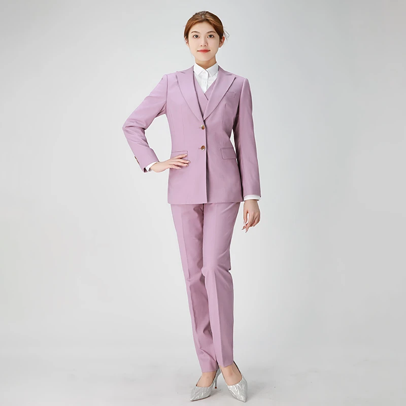 西服正装女职业套装气质显瘦商务长袖高端时尚西装上衣西裤两件套