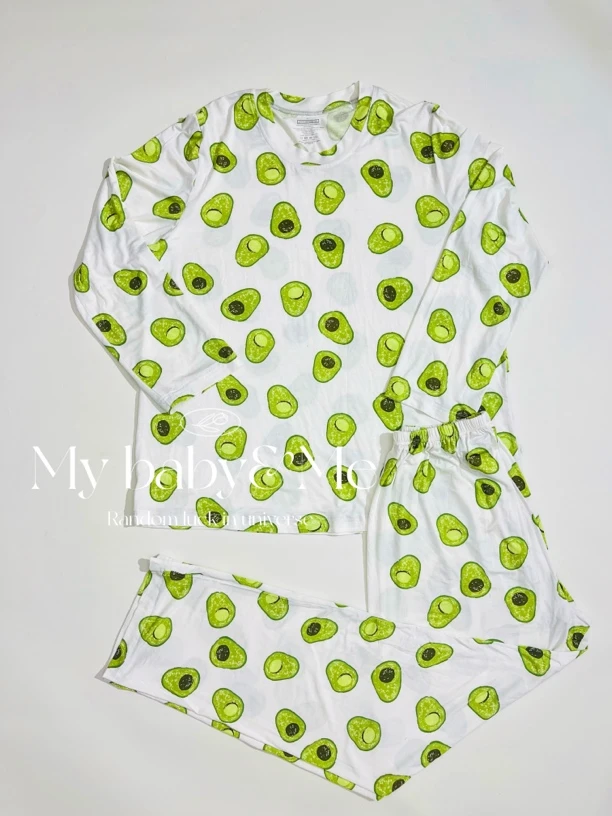 新品亲子款成人款儿童宝宝竹纤维家居服睡衣套装