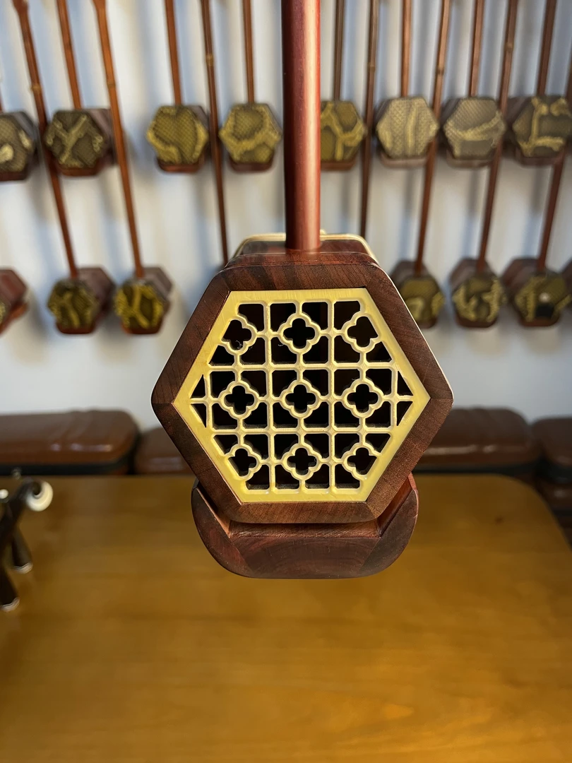 非洲小叶紫檀专业演奏二胡，（干抛光工艺，不上漆）