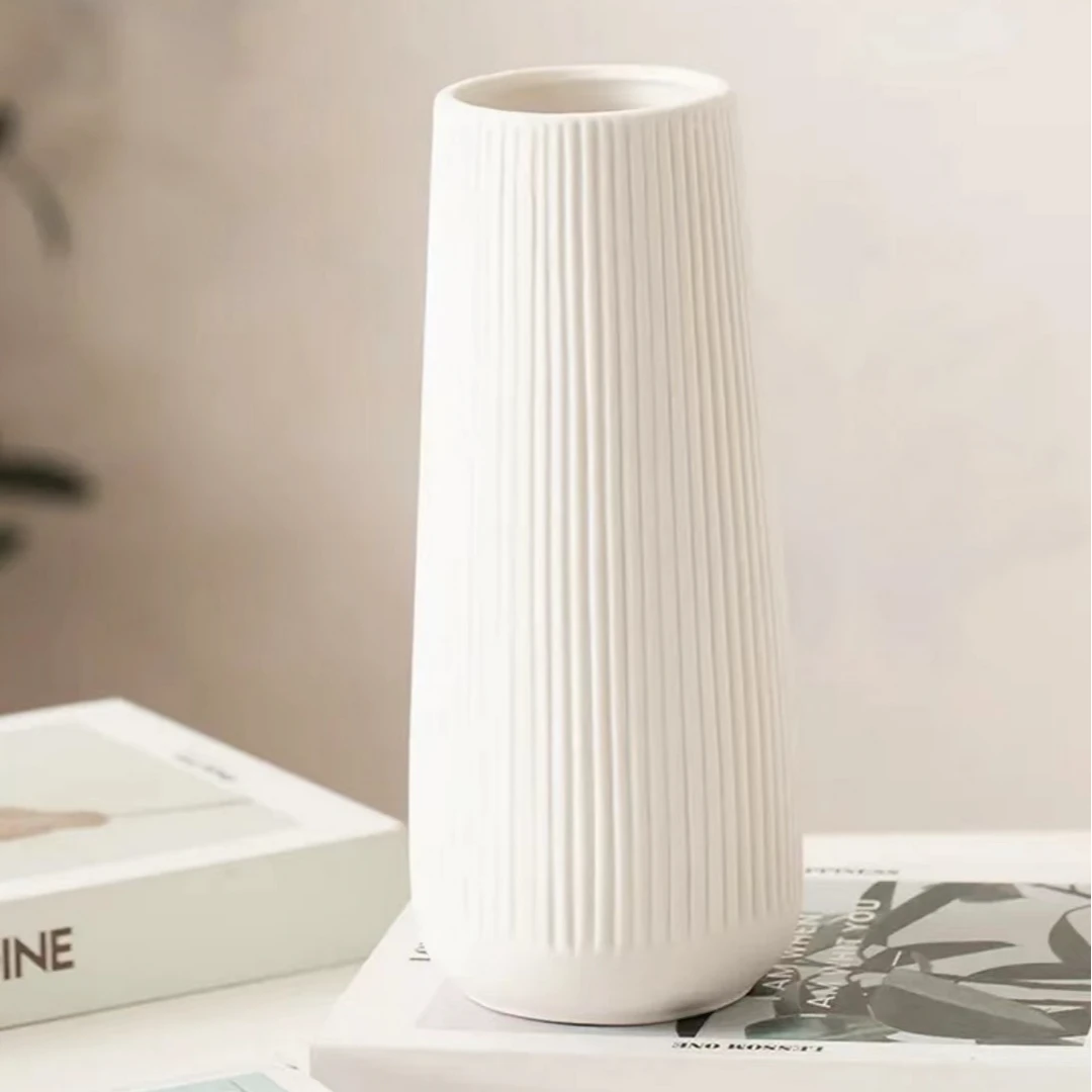 9.9/2只 北欧塑料花瓶家居插花鲜花客厅现代创意简约干花装饰品摆