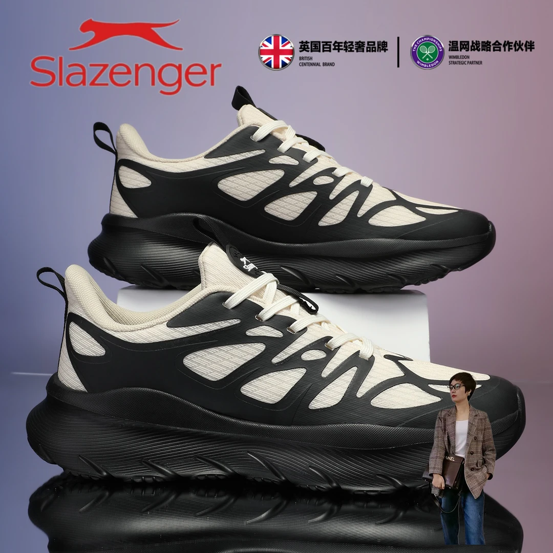 Slazenger/史莱辛格英国皇室品牌秋冬加厚缓震防滑慢跑运动鞋S068