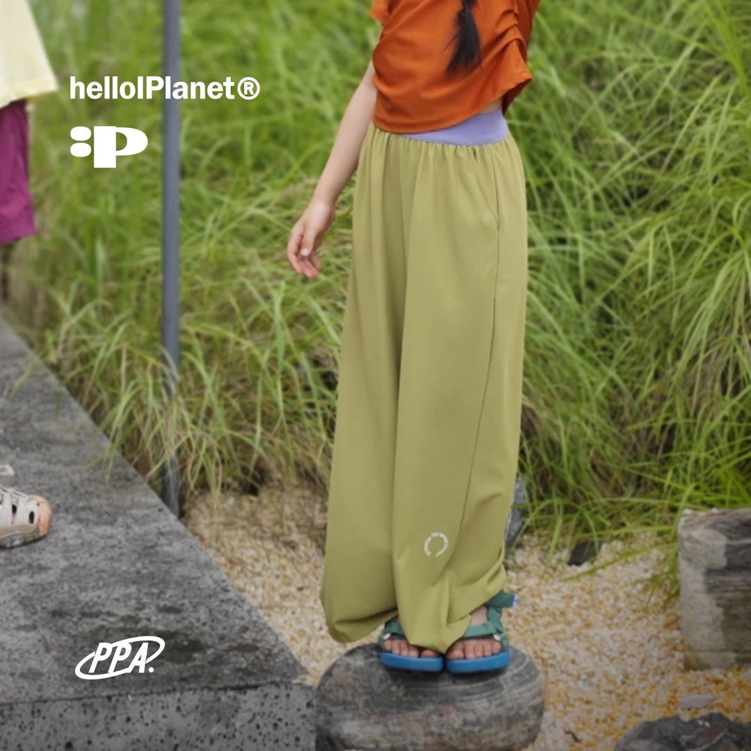 ppapa 现货防蚊裤宽松透气运动薄款外穿宝宝中大童女童 713124