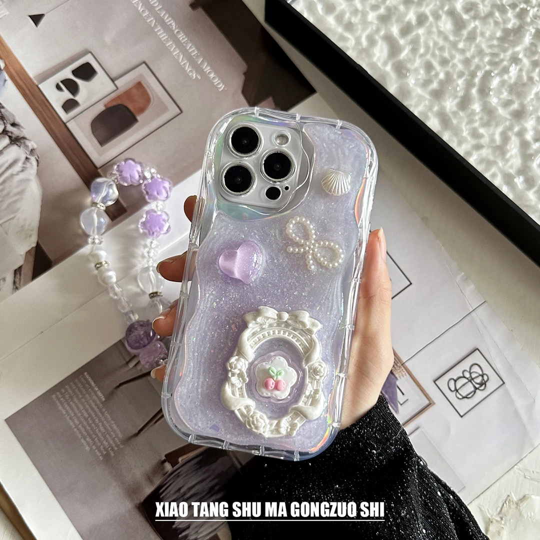 ins可爱女生全包防摔手机壳适用苹果华为小米OPPOvivo荣耀iPhone