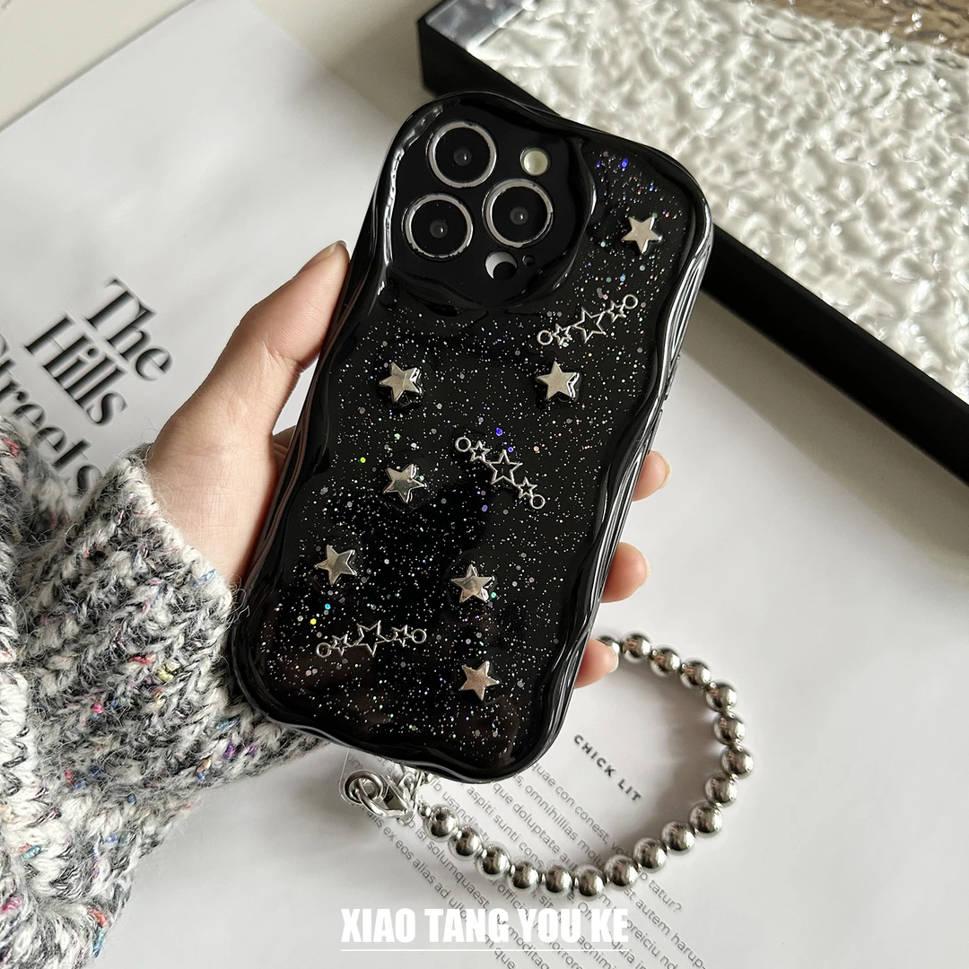 ins简约字母星星防摔手机壳苹果华为荣耀OPPOvivo小米iPhone15pro