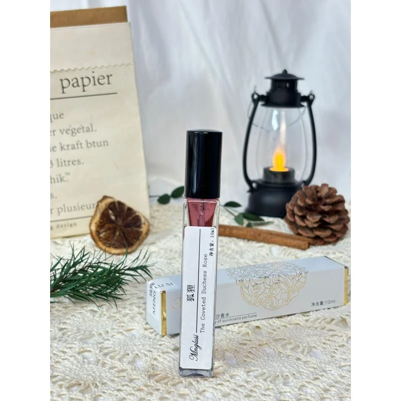 【狐狸】-正品10ml EDP香型 玫瑰味女生气质好闻女士持久留香淡香水