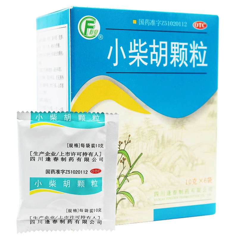 逢春 小柴胡颗粒10g*6袋解表散热疏肝和胃食欲不振口苦咽干感冒药