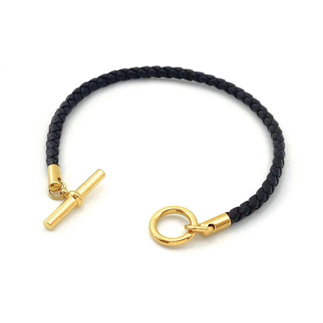 钛钢手链 ——木木（ZF1225） 17厘米 OT扣手链