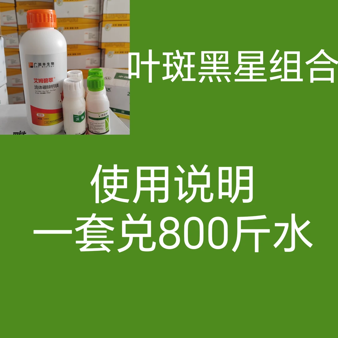 香蕉叶斑黑星组合