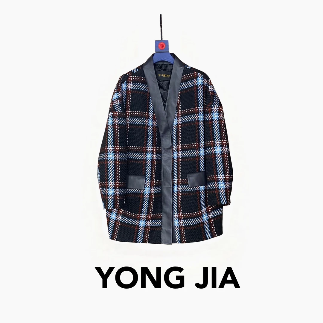 【Yongjia】设计师新款时尚长款设计SD-99580大衣外套中款长女