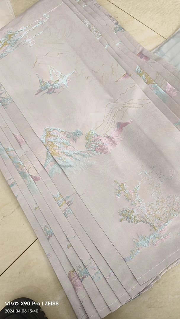 曹县马面裙青纱挽1号店 山水妆花马面裙，