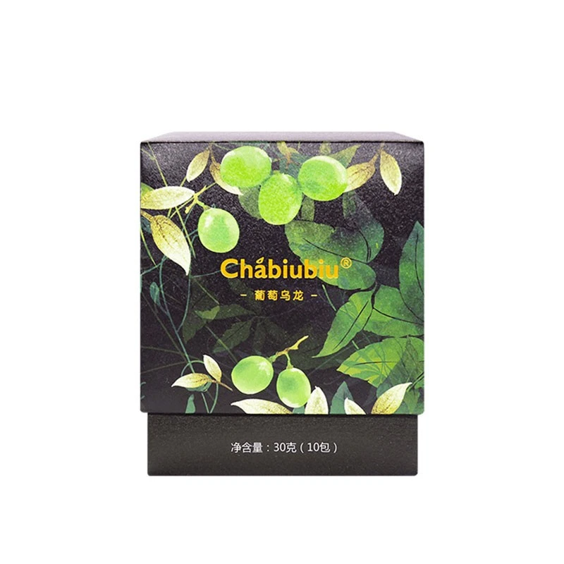 CHABIUBIU 葡萄乌龙茶10茶包盒装袋泡茶国产办公室休闲下午茶叶