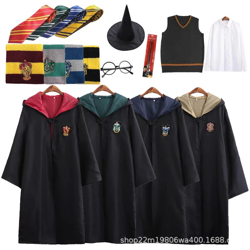 哈利波特魔法袍Harry披风格兰芬多校服表演服万圣节圣诞节cos冬季