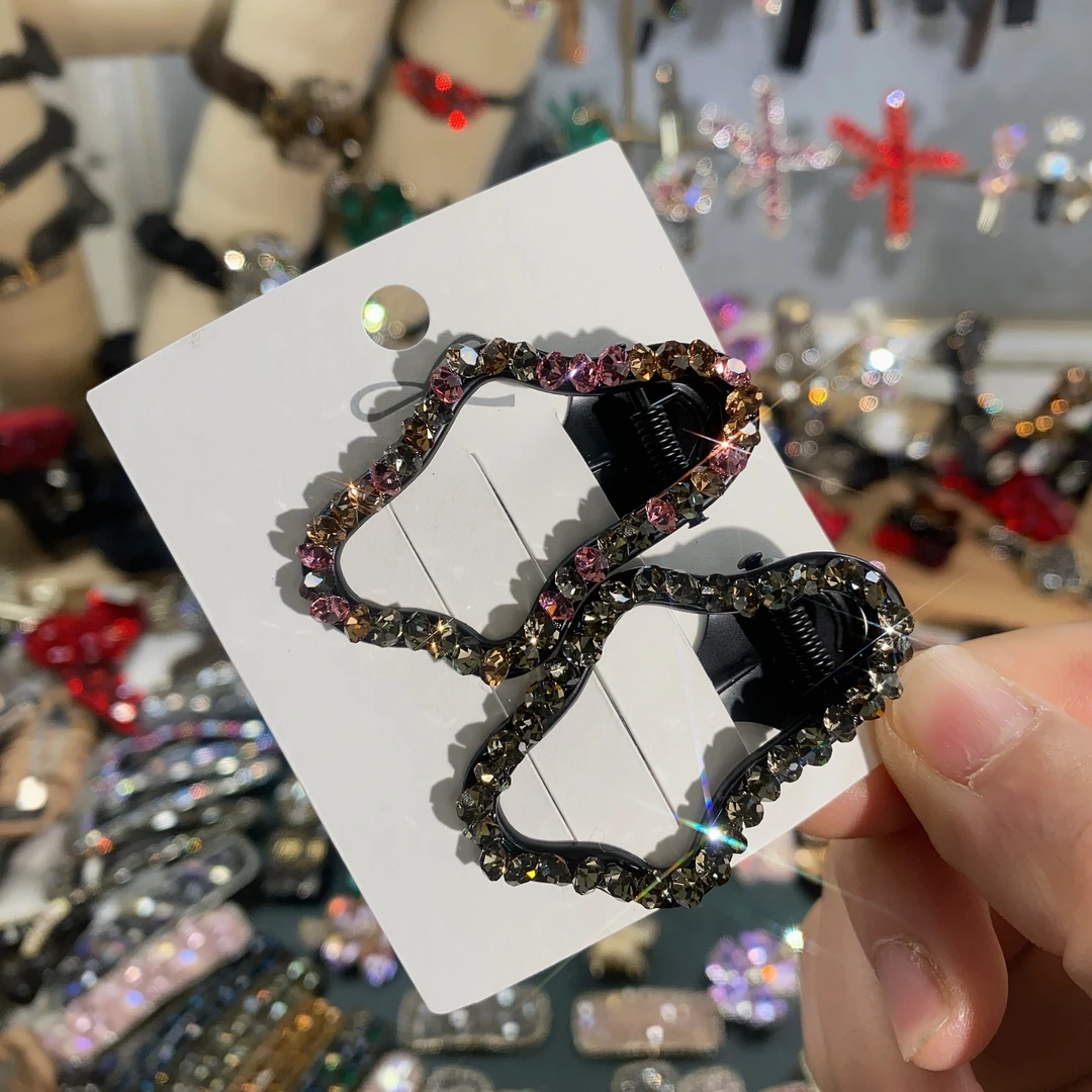 Y0155-韩版--高定-云朵-鸭嘴夹