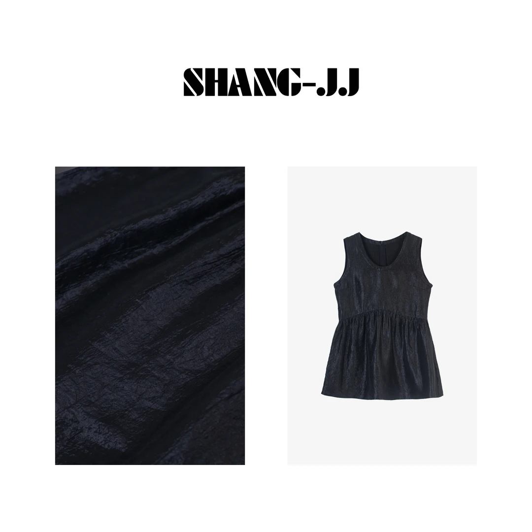 SHANG-JJ【夏日律动】新款百搭设计感休闲气质宽松长袖q131415p