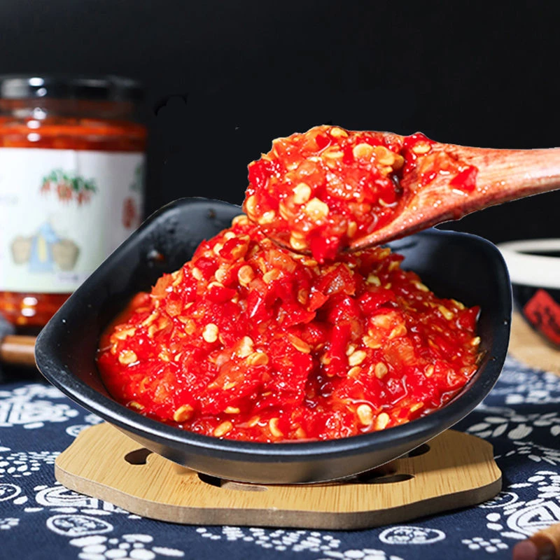 恩施剁椒酱土家糟海椒酸辣子香辣开胃下饭菜230g辣椒酱拌饭开胃菜