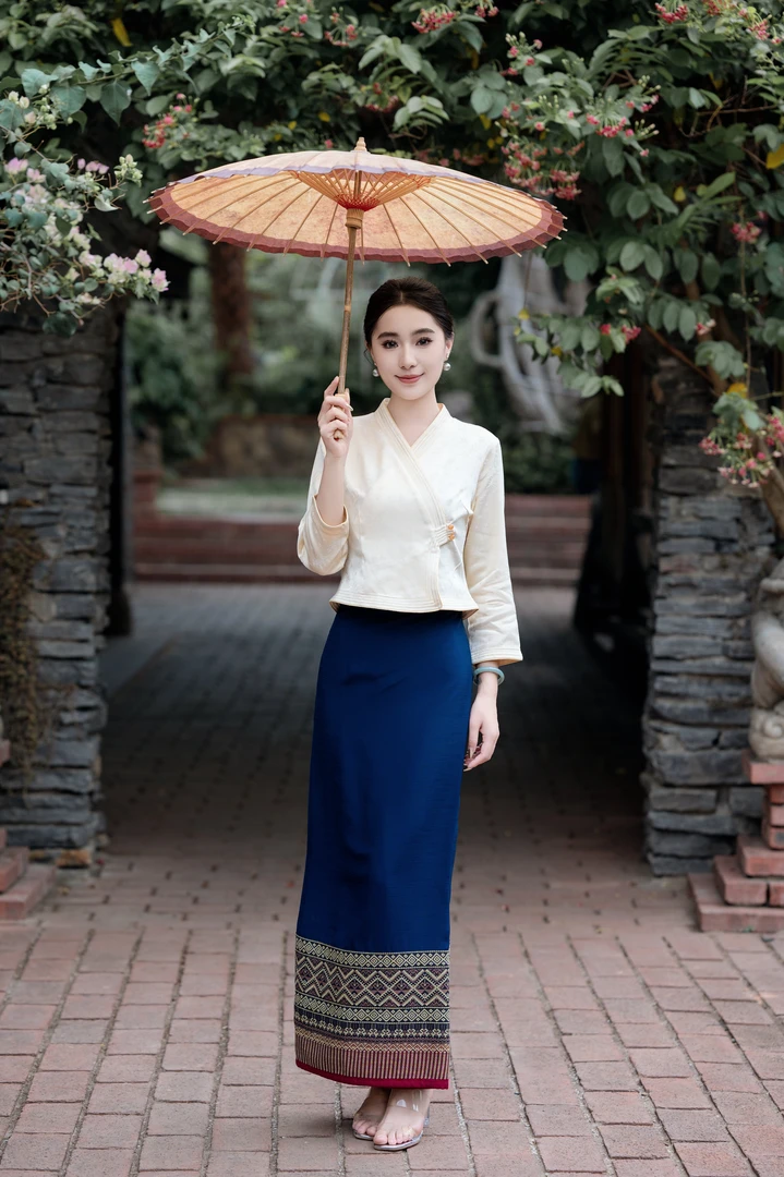 曼柏复古文艺其他传统氨纶亚麻女装 气质民族服装 民族风休闲网红