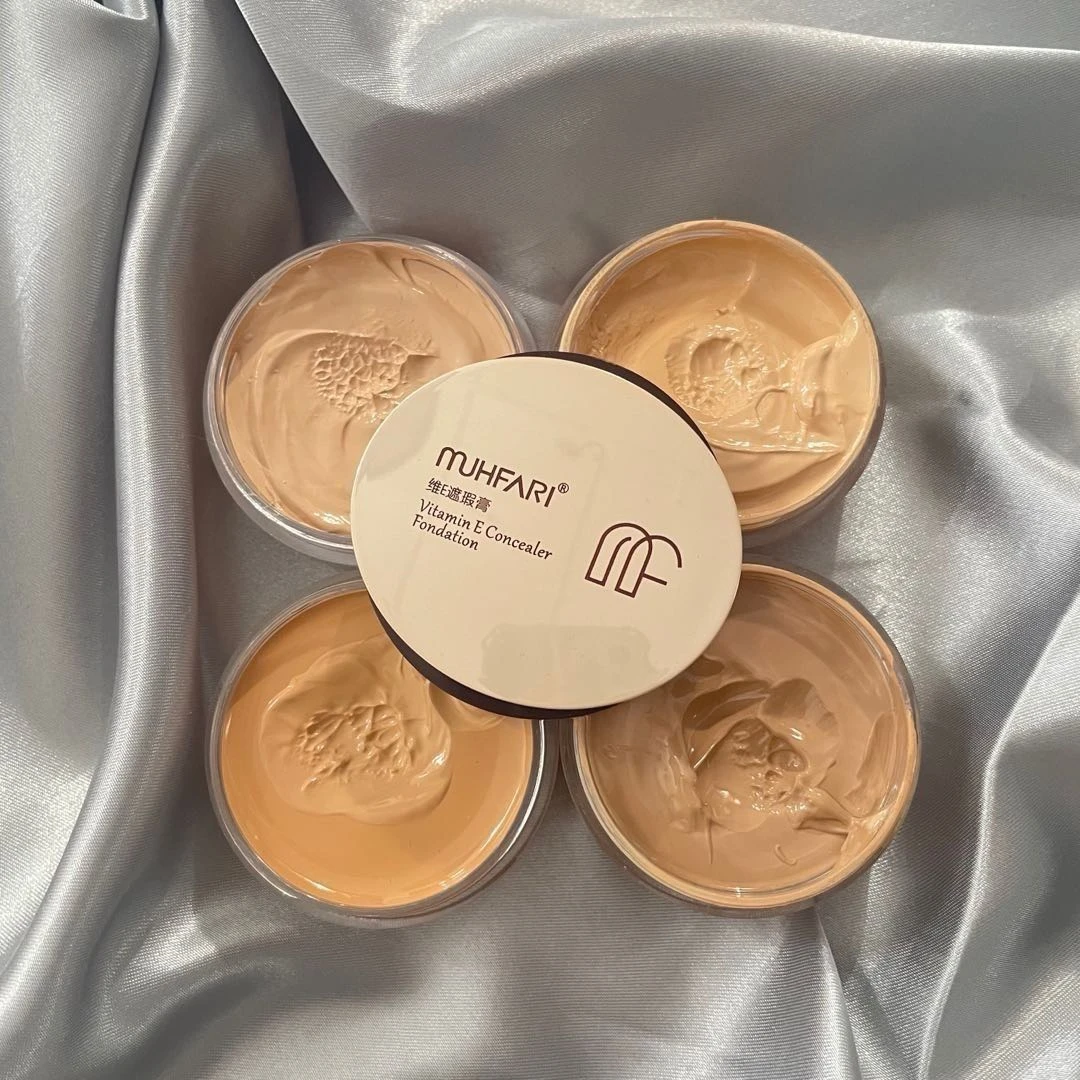 MUHFARI维生素E裸妆遮瑕膏粉底液【新疆包邮】
