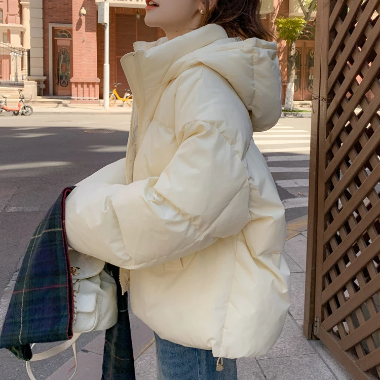 冬季新款2023年新款小个子羽绒服女冬季韩系爆款设计感羽绒棉服