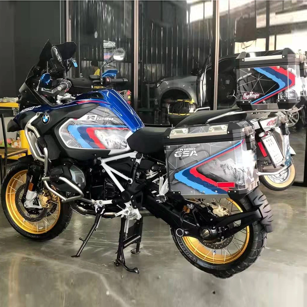 定制宝马R1200GS1250ADV水鸟改装贴花贴纸车身贴全车身保护贴版画