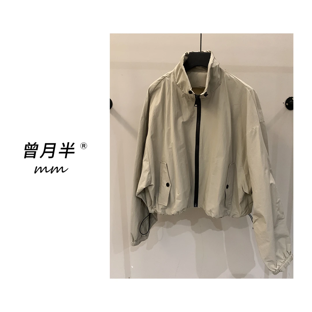 曾月半mm清仓初秋机能风宽松防晒工装夹克外套！ZS499