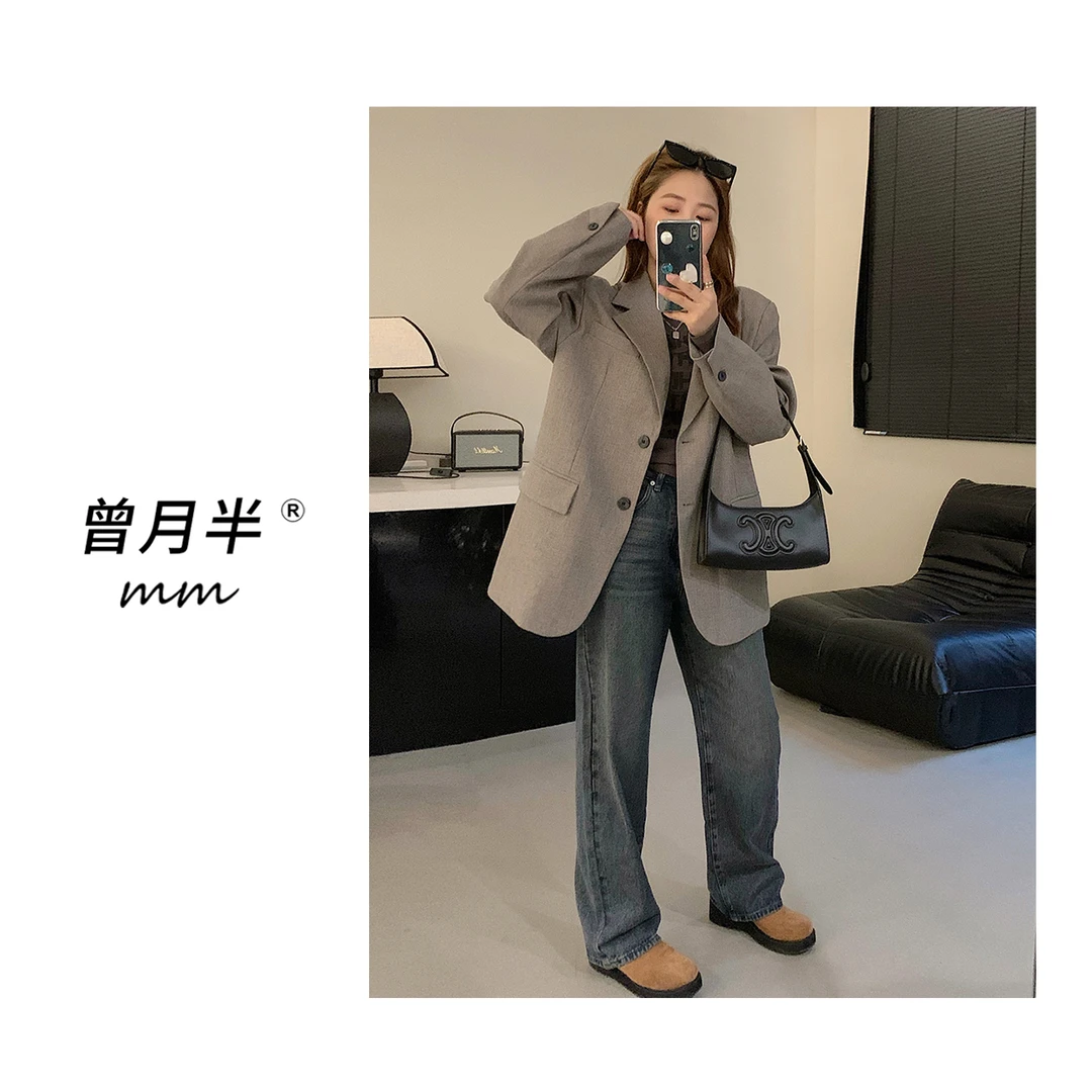 曾月半mm清仓《柏林秋日》经典复活西装外套！ZS314
