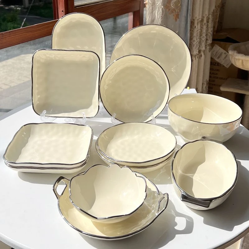 【半价】餐具套装家用一整套轻奢高级感日式碗盘釉下彩高端2024新款