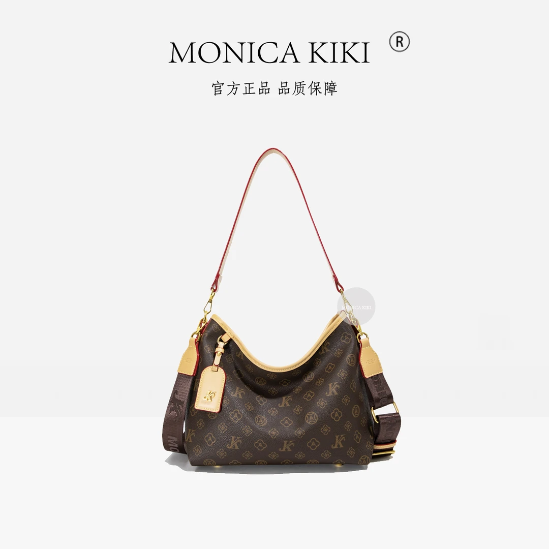 爆款大容量多隔层通勤包时尚洋气单肩斜挎包凯瑞奥提包大容量8183