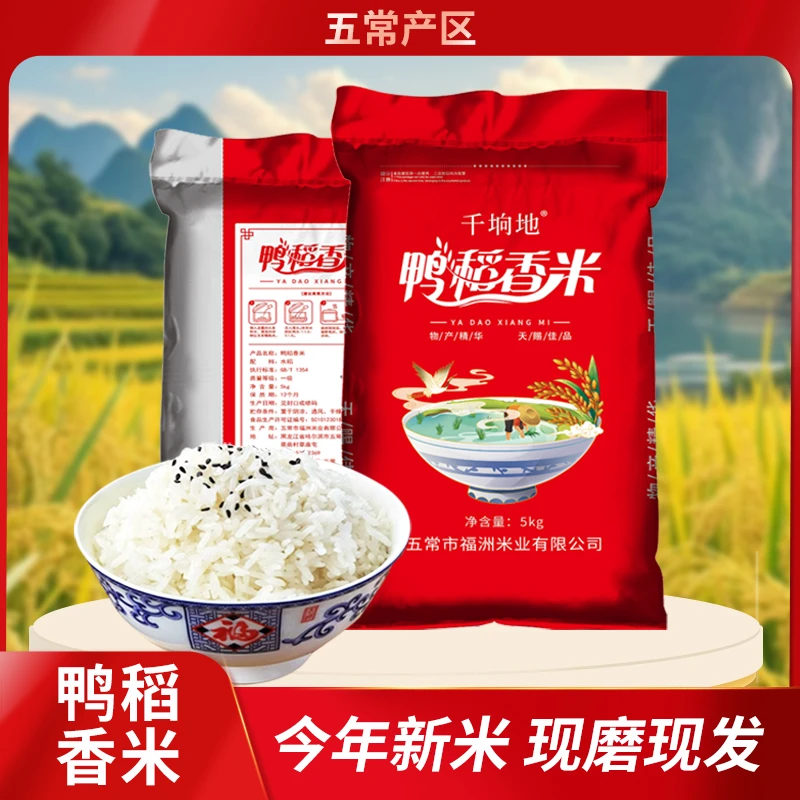 2024年新米上市五常千垧地鸭稻香米10斤软糯香甜产地直销