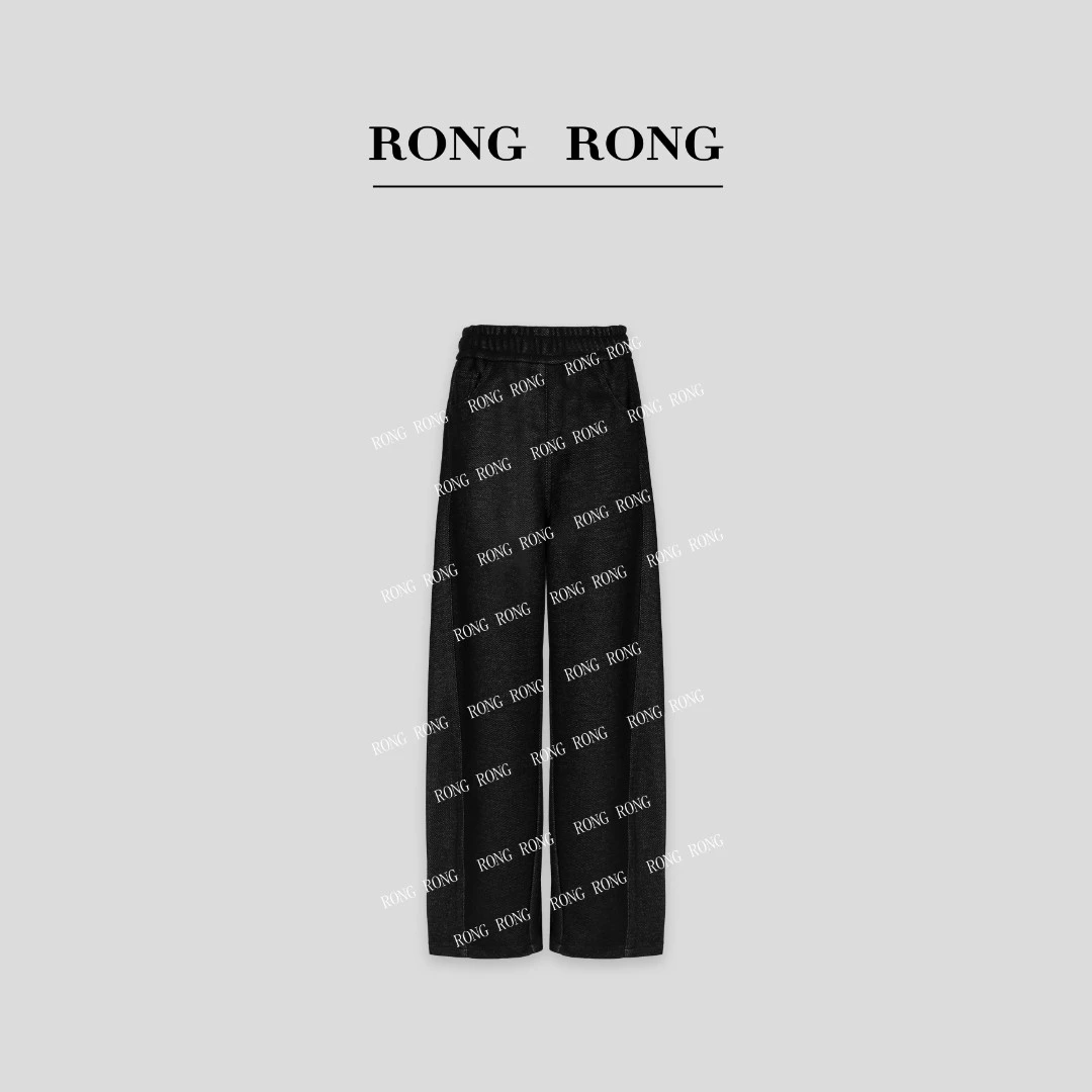 溶溶T【闪闪裤】RONGRONG 绵羊毛垂感舒适时尚保暖牛仔弯刀裤MS8041