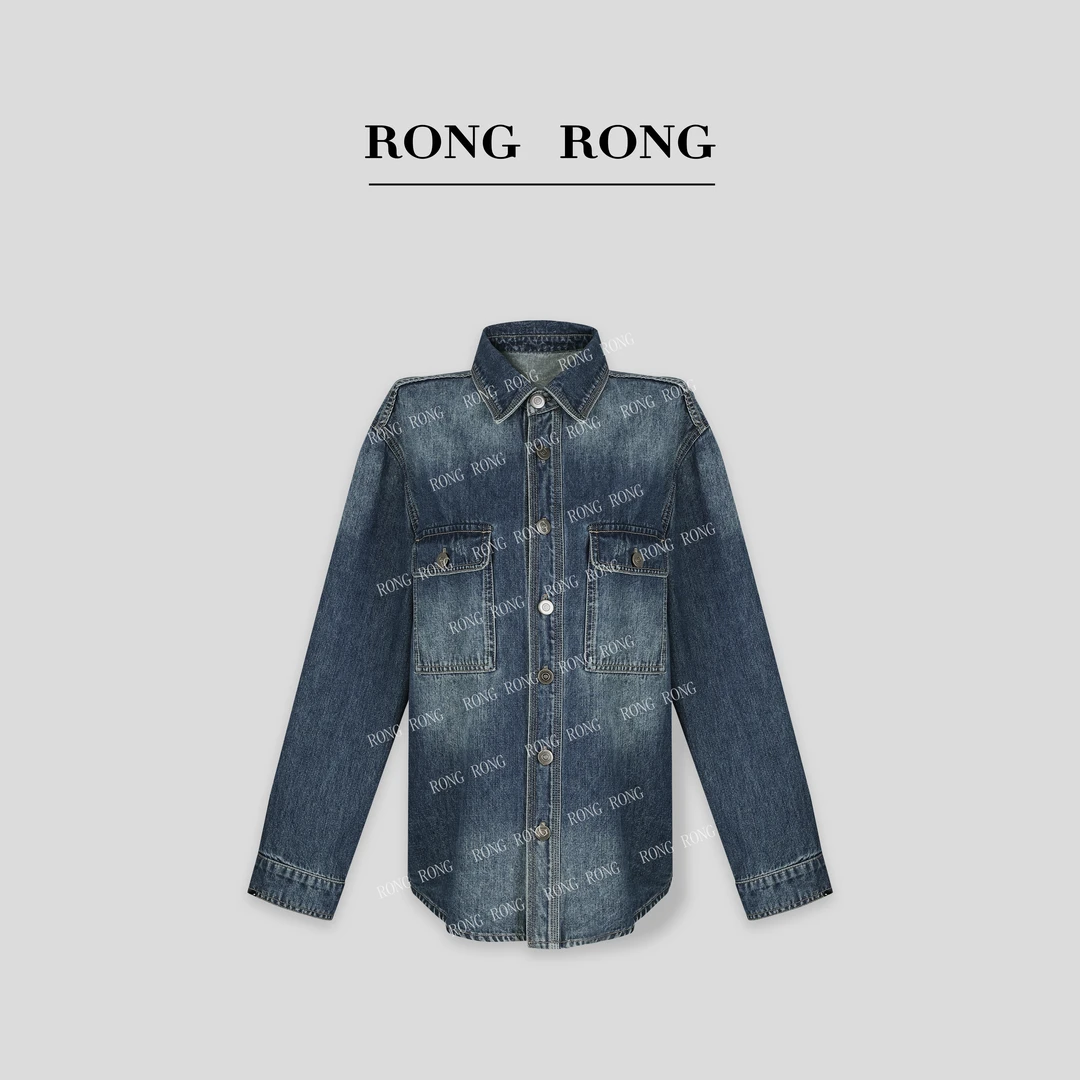 溶溶J【轻奢调性】RONG 100棉轻奢高定牛仔外套24116201-8.2 W001