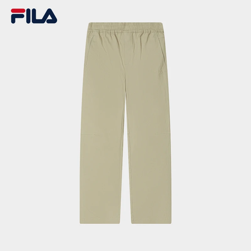 Fila/斐乐男士【棉感斜纹磨毛休闲裤】舒适百搭弹力长裤F11M349802F