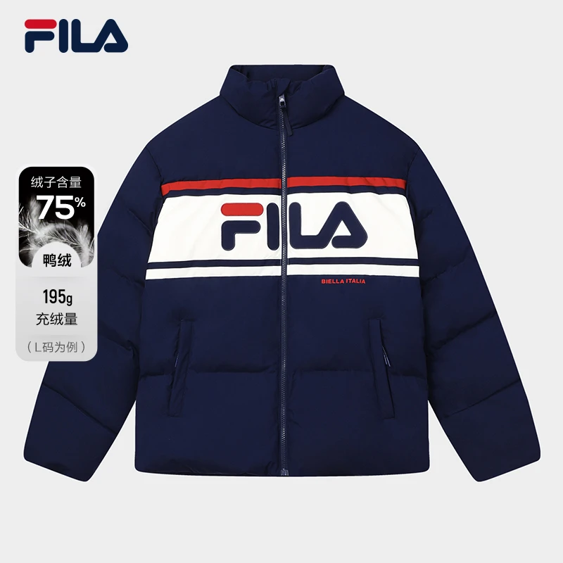 Fila/斐乐情侣款【意式复古羽绒服】秋冬季男女时尚外套F11U349903F