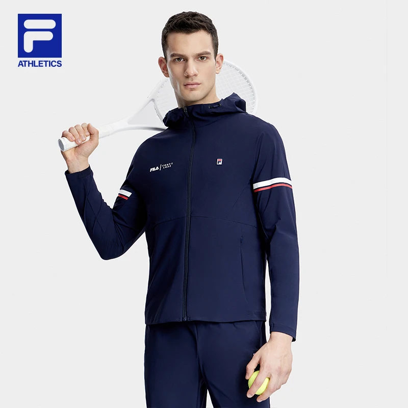 Fila/斐乐男子【高弹速干网球外套】高级户外运动长袖A11M333501F
