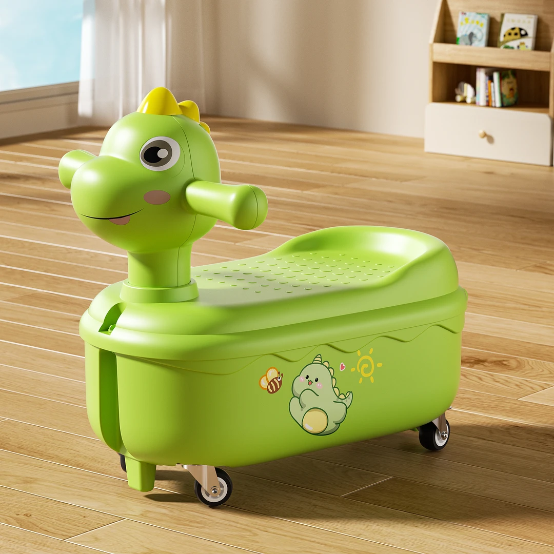 恐龙宝宝滑行车1-3岁男女宝宝通用溜溜车