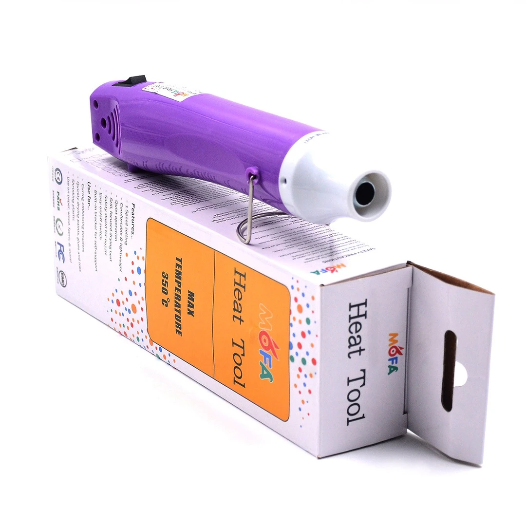 新品热风枪220V小型热缩工具300度热缩片浮雕粉拆手机壳加热