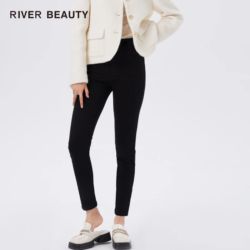 【黄蓉推荐】RB 冬季新款修身显瘦小脚铅笔裤休闲裤 RK22436040