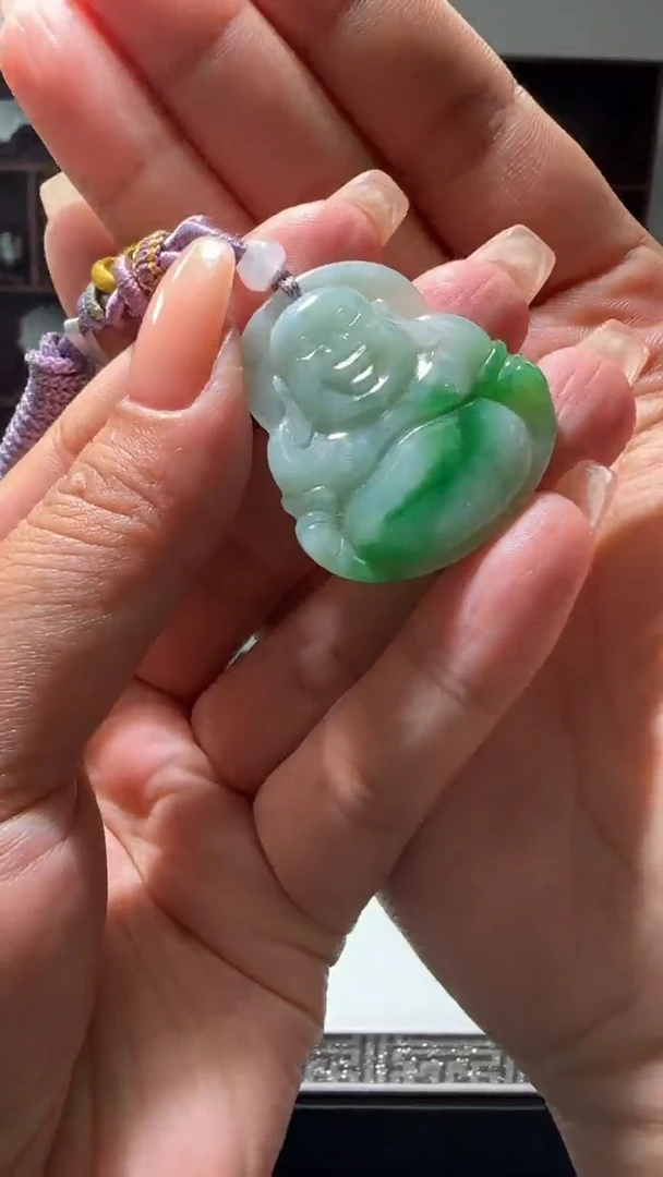 【闪购商品】翡翠颈饰未镶嵌天然翡翠A货吊坠