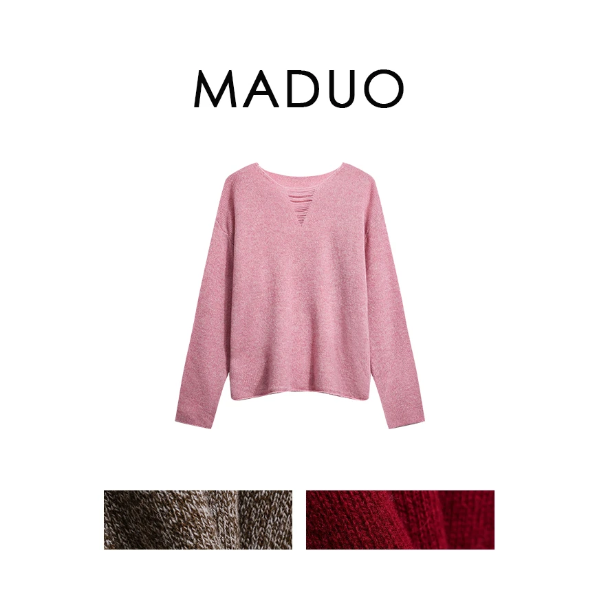 【MADUO】镂空针织衫DIXD97017013