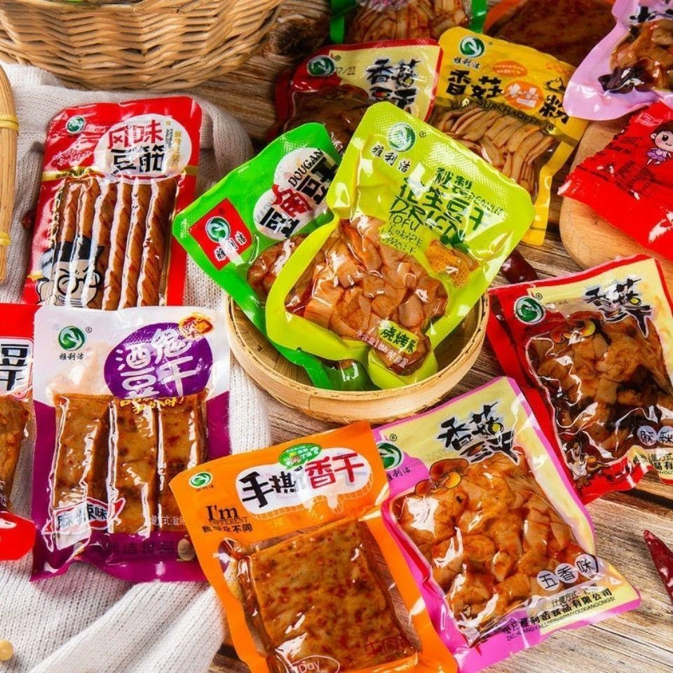 【小扬哥力荐】麻辣香菇豆干手撕香干辣味小吃零食大礼包素肉混北堤