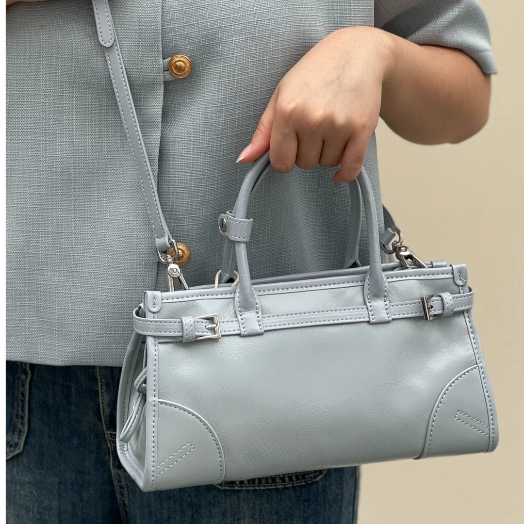 【RAIN.CUN】J-8459-蓝色高定轻奢时尚百搭潮流女士包包