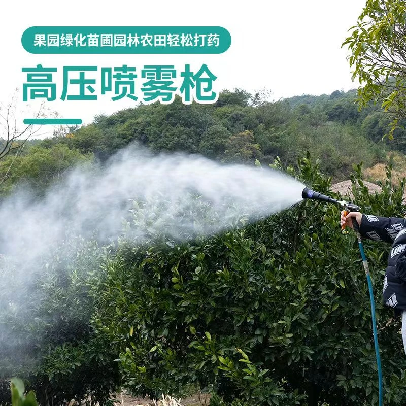 【抗旱神器】高效能台湾农用手喷枪动力喷雾器高压可调远程陶瓷枪