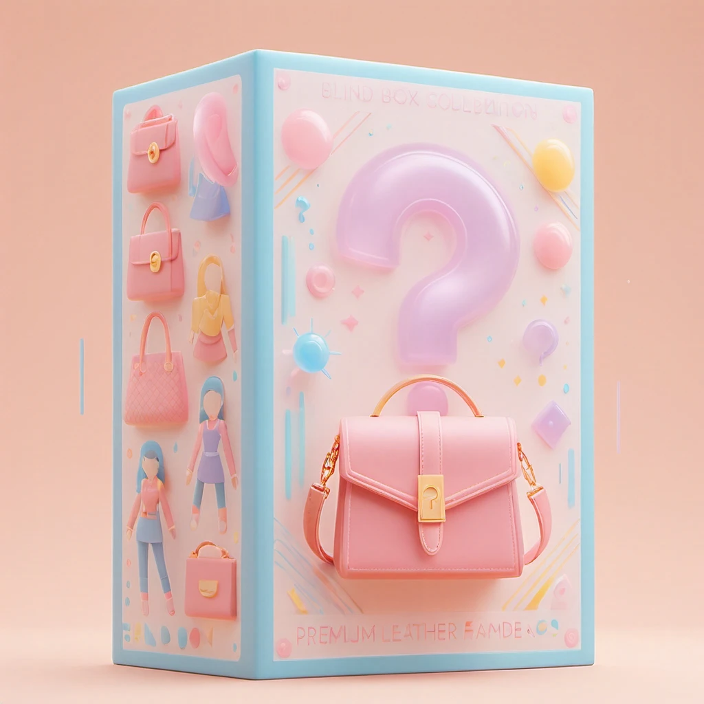 Bubble潮玩DIY  原创设计潮玩娃包  时尚包包【主播代拆No退No换】